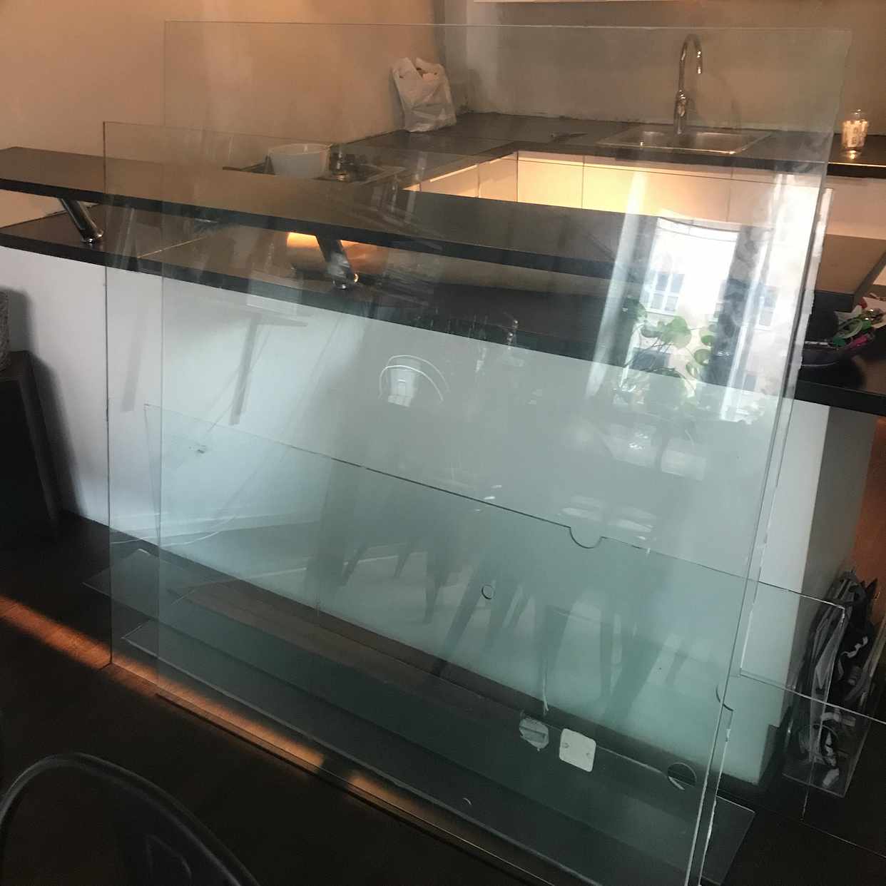 image of glasskivor i härdat glas - Stockholm