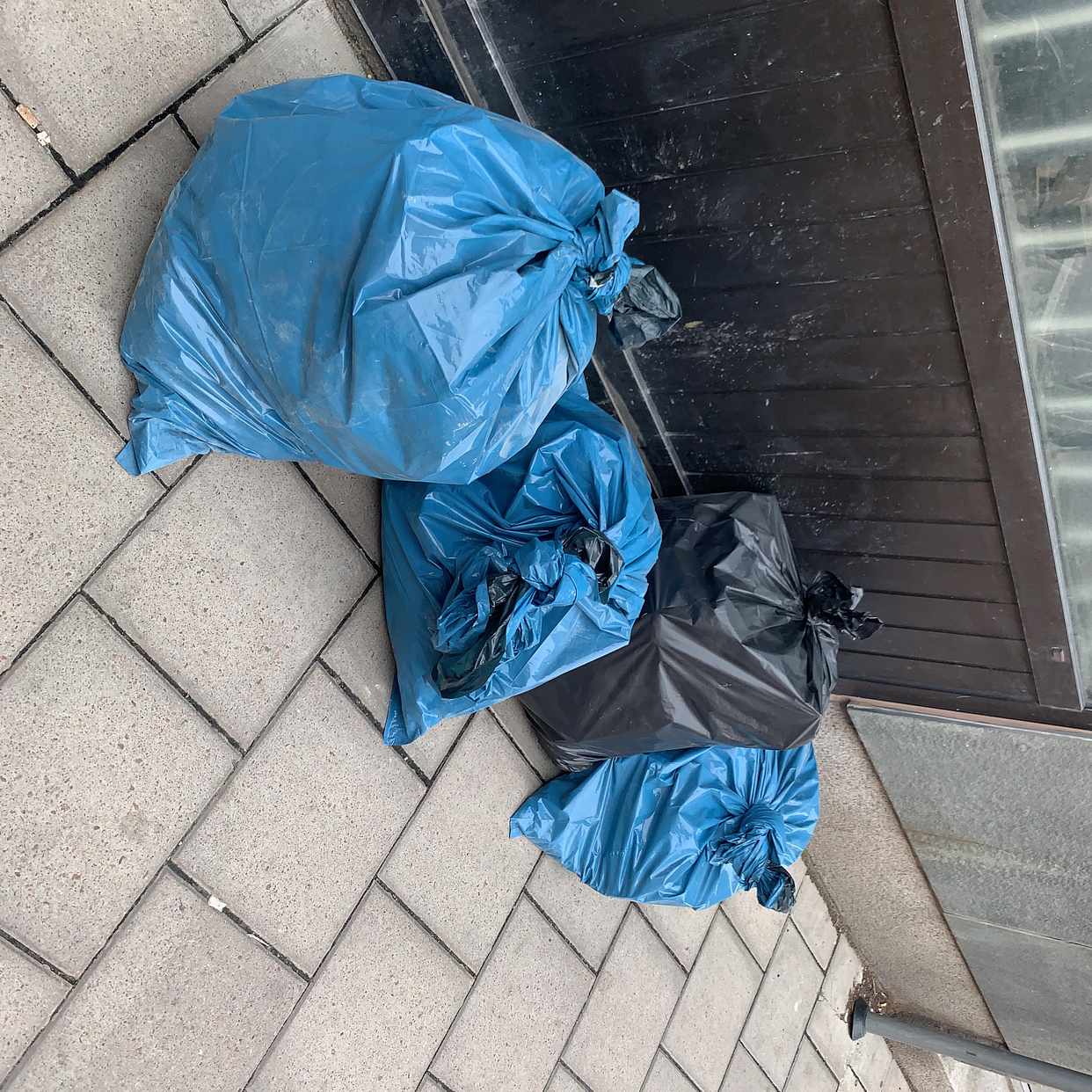 image of fyra soppåsar med grovsop - Stockholms Stad