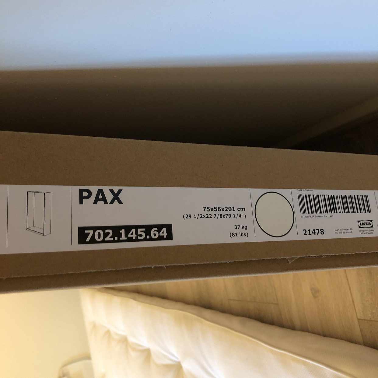 image of Pax IKEA garderobstomme - Djursholm
