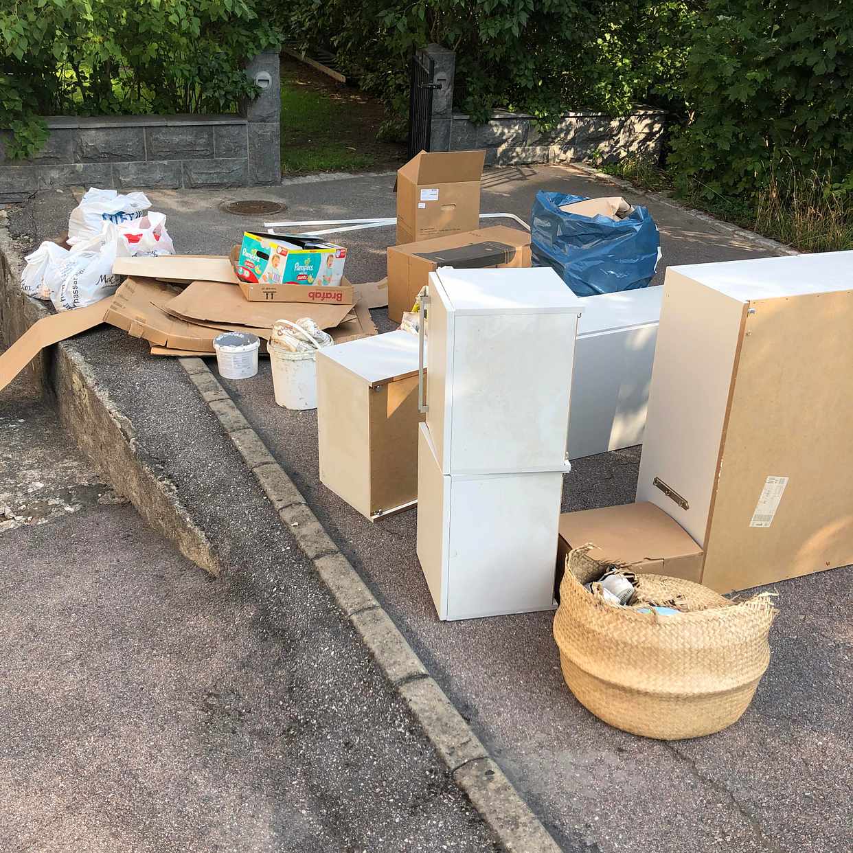 image of Blandat skräp till tippen - Lidingö