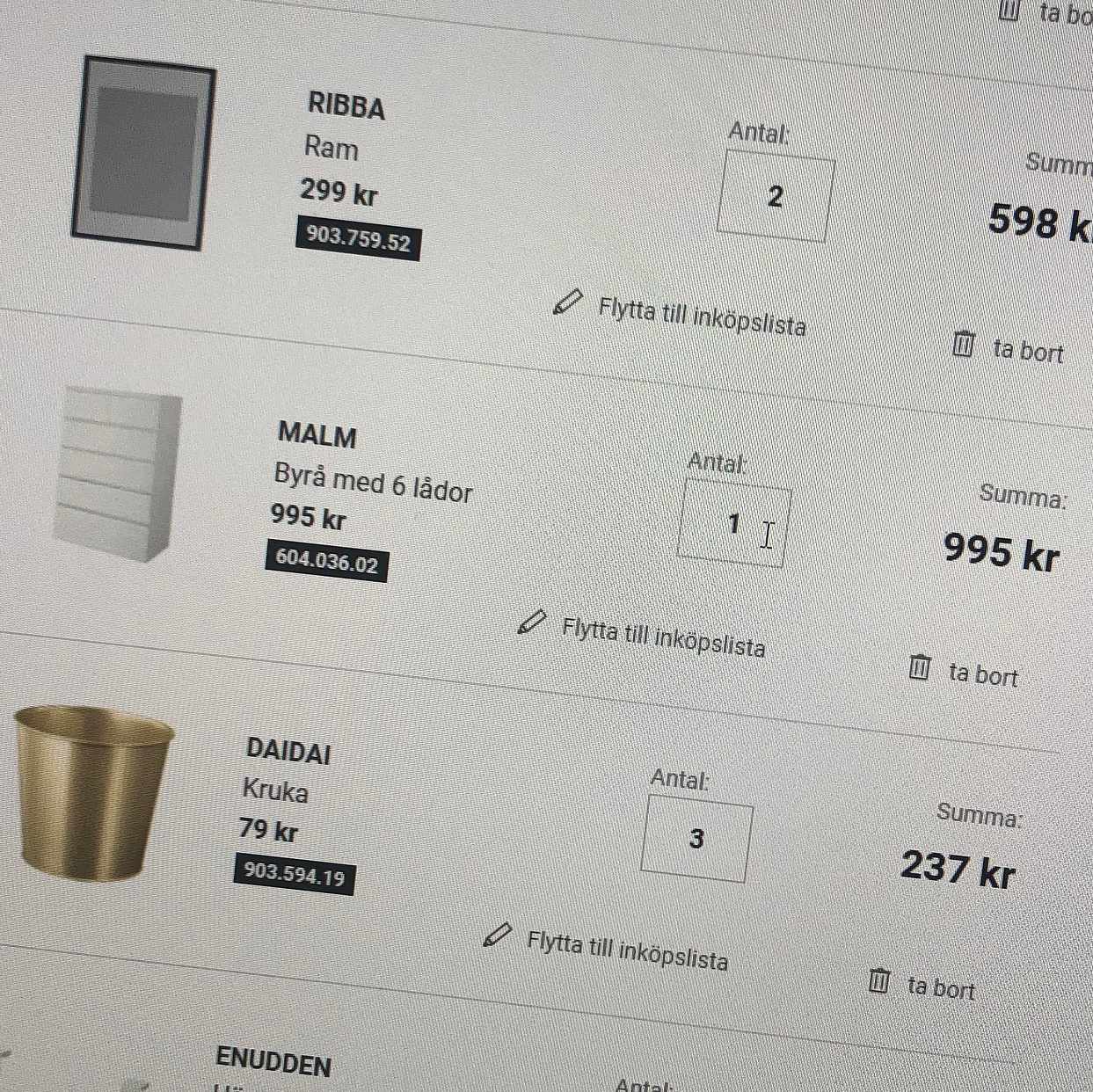 image of Hämta byrå på Ikea - 