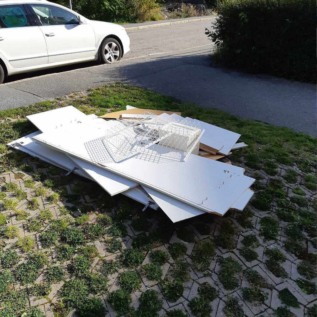 image of 2 stripped 60x200 wardrob - Johanneshov