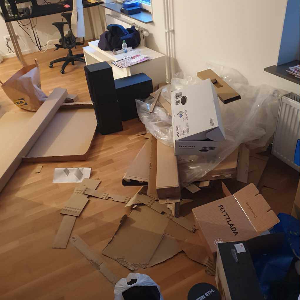 image of Ikea kartonger - Solna