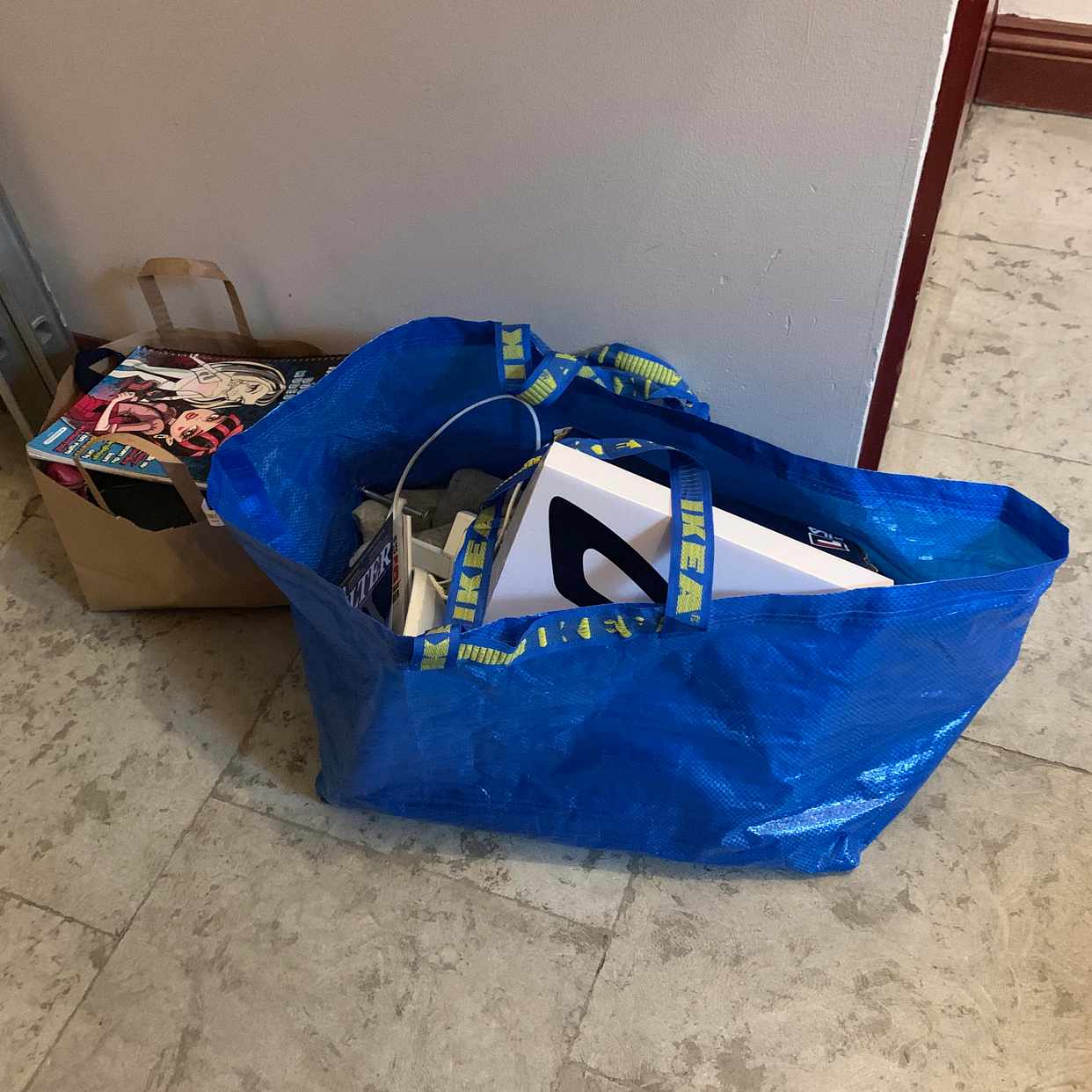 image of En Ikea-kasse och en påse - Stockholms Stad