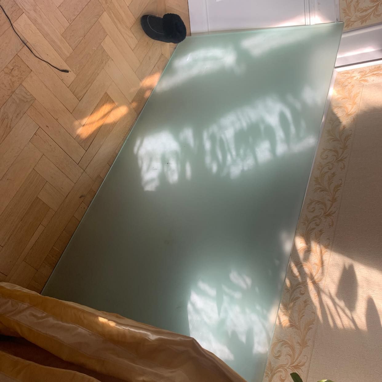 image of Frostad glasskiva - Stockholm