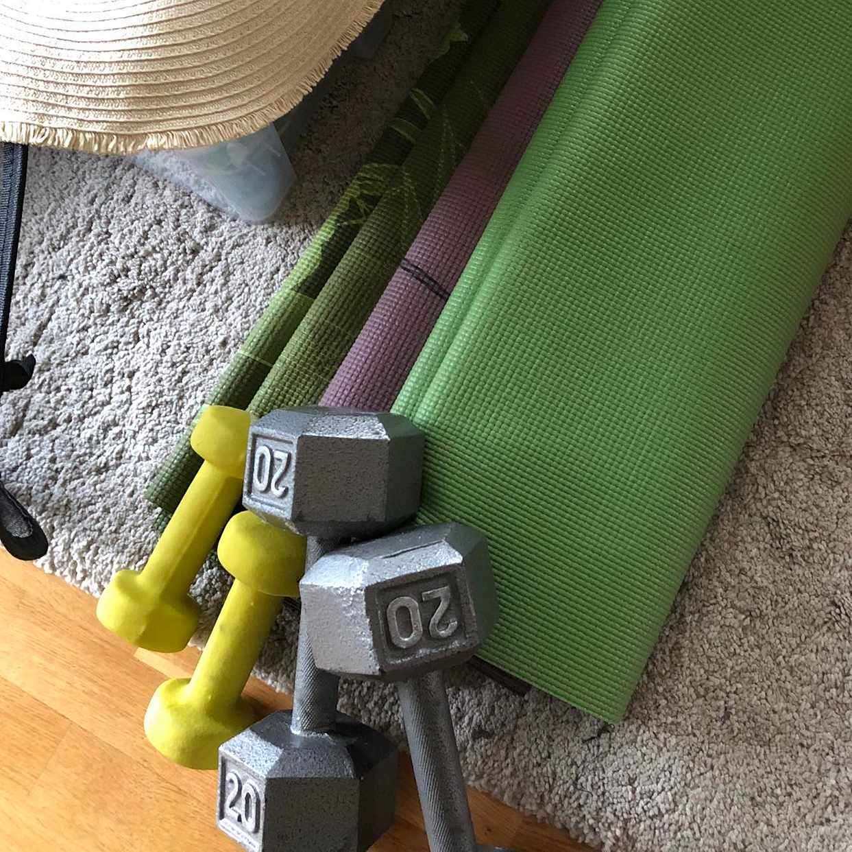 image of Curtains and yoga mats - Årsta