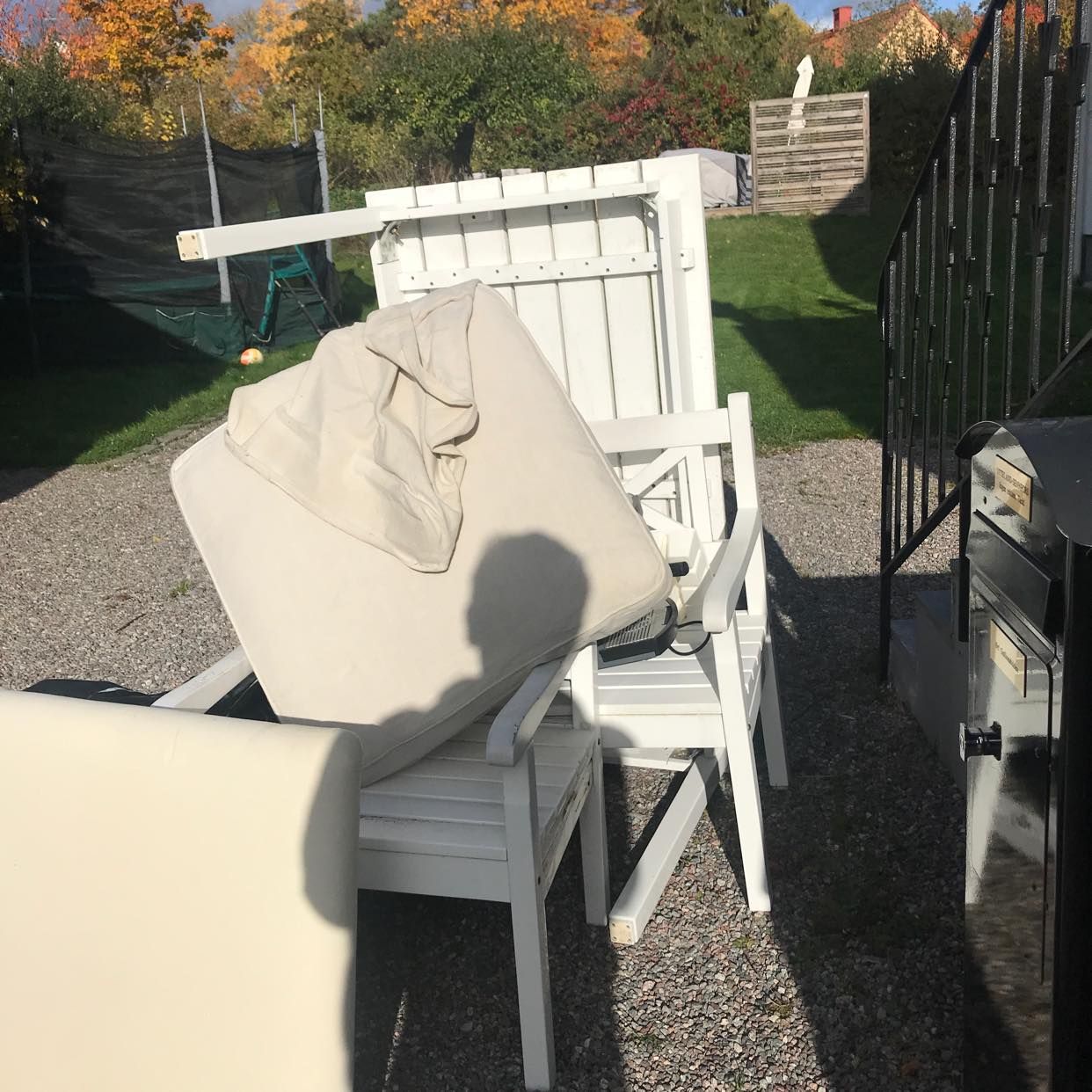 image of 2 trädgårdsstolar, nm - Bromma