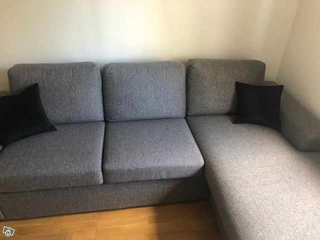 image of Grå divansoffa - 