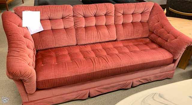 image of Soffa och fåtölj DUX rosa - 