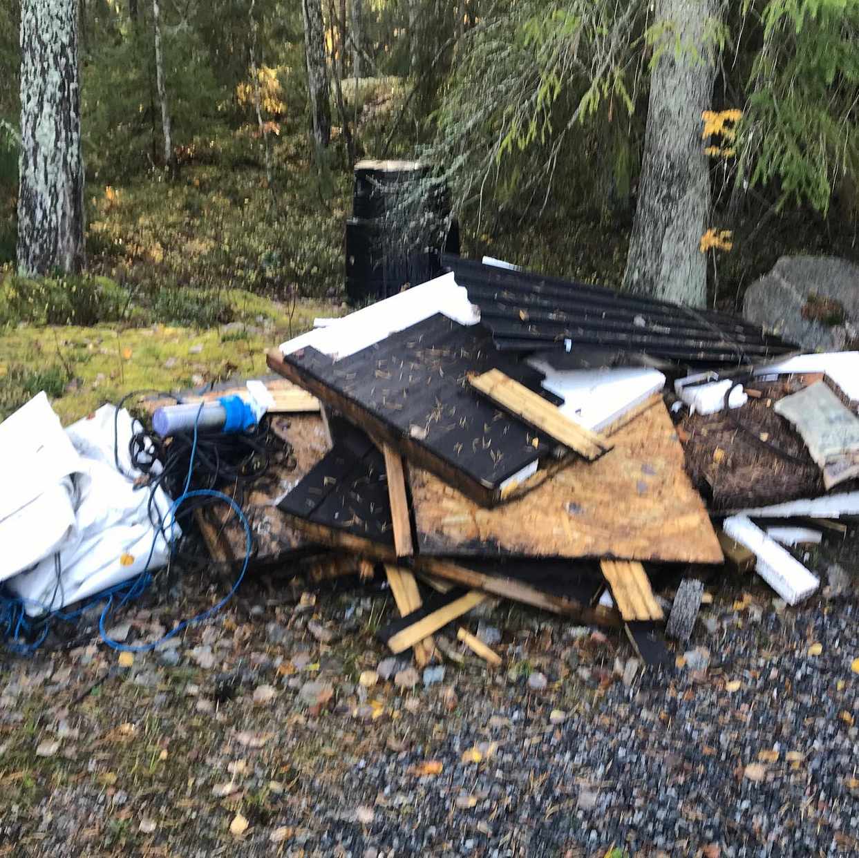 image of Waste from construction - Djurhamn