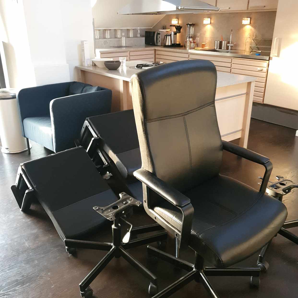 image of 4 kontorsstolar - Stockholm