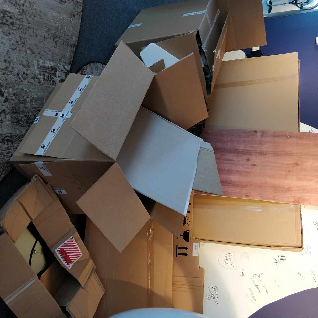 image of Emballage trä och papp - Kista