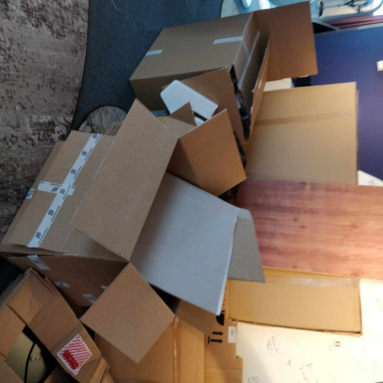 image of Emballage trä och papp - Kista