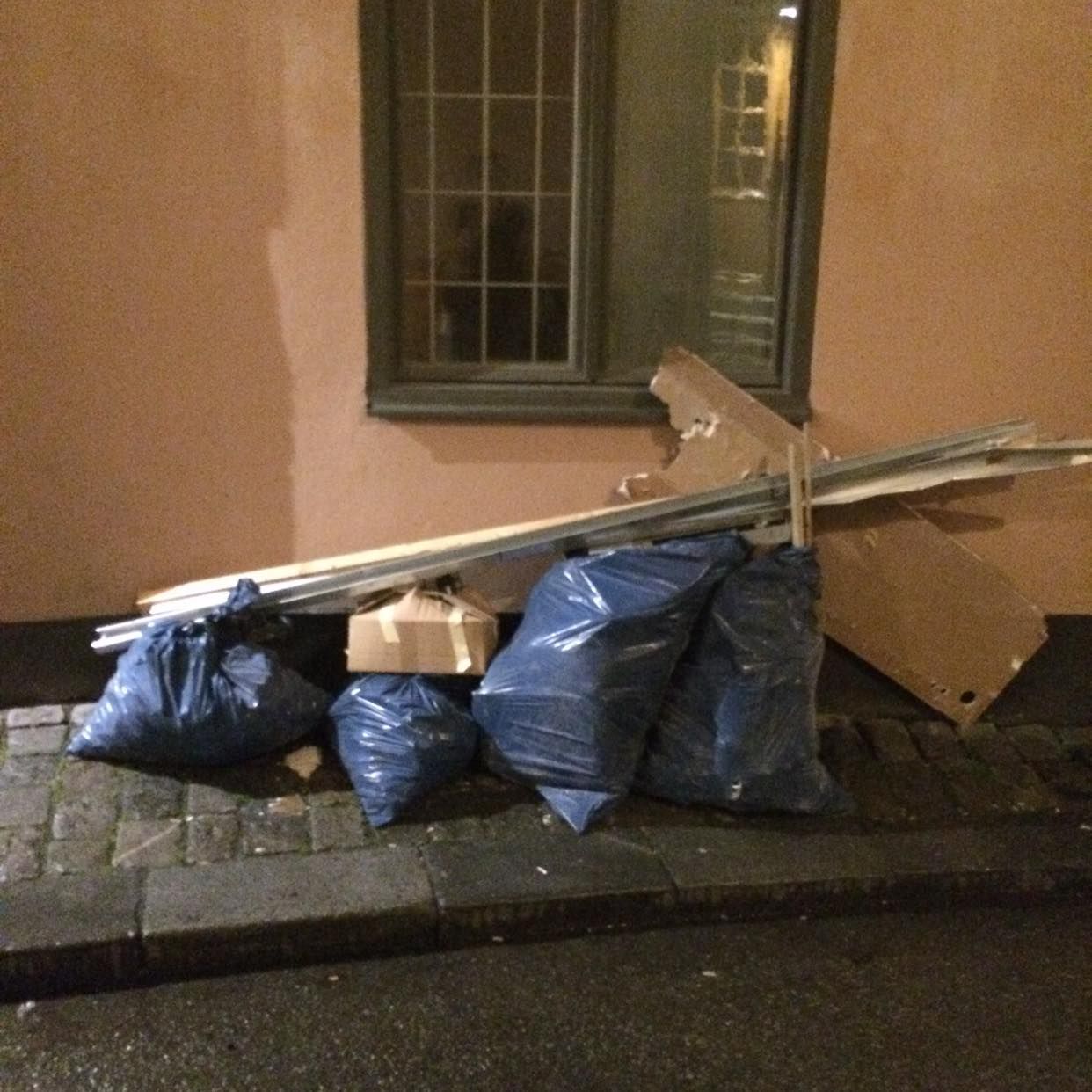 image of Bags of mixed rubbish - Stockholm