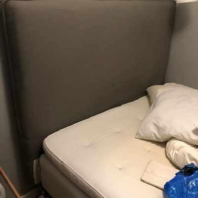 image of 140 säng med säng ram  - 