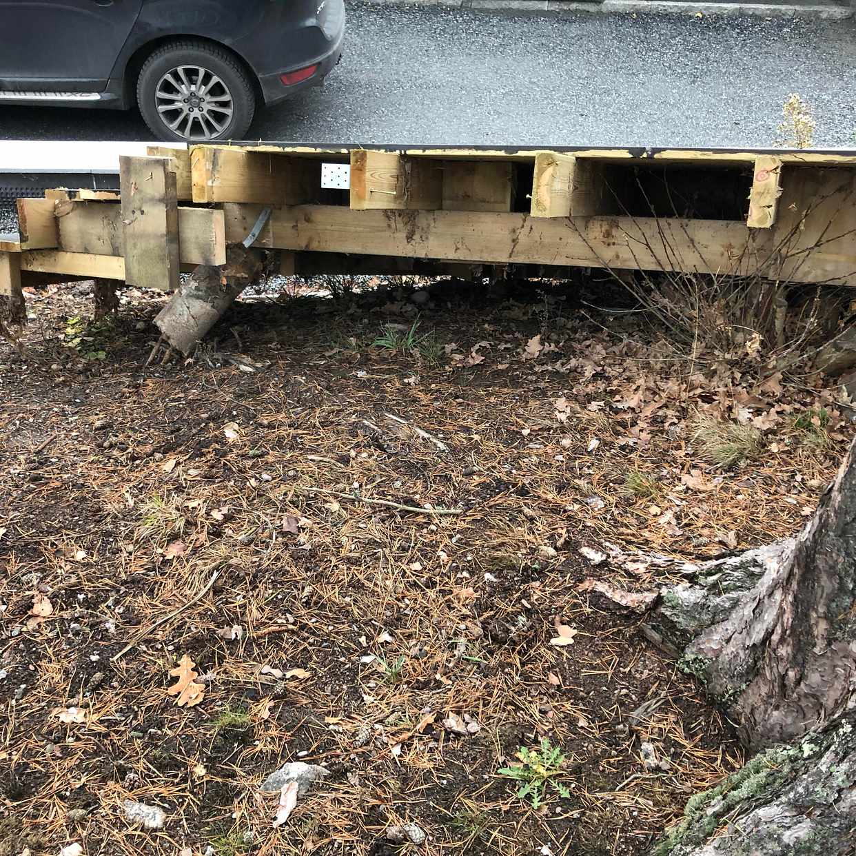 image of Trätrappa till soptipp - Åkersberga