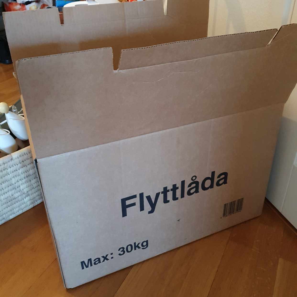 image of 4 flyttkartonger  - 