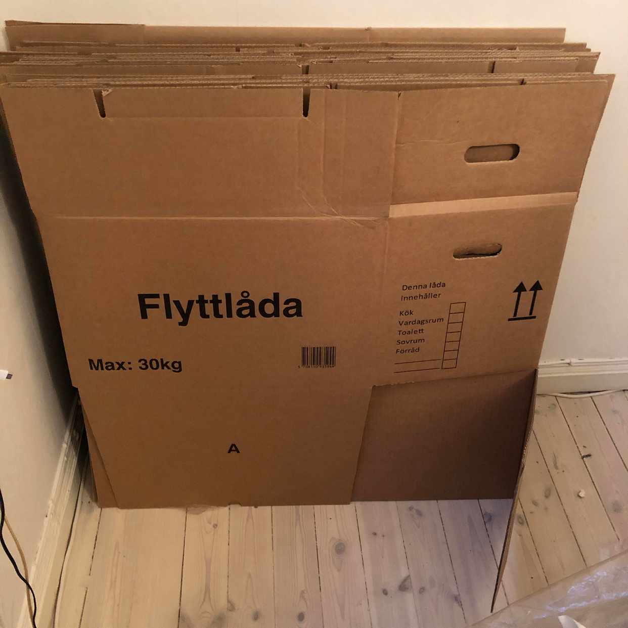 image of 11 flyttlådor - Stockholms Stad
