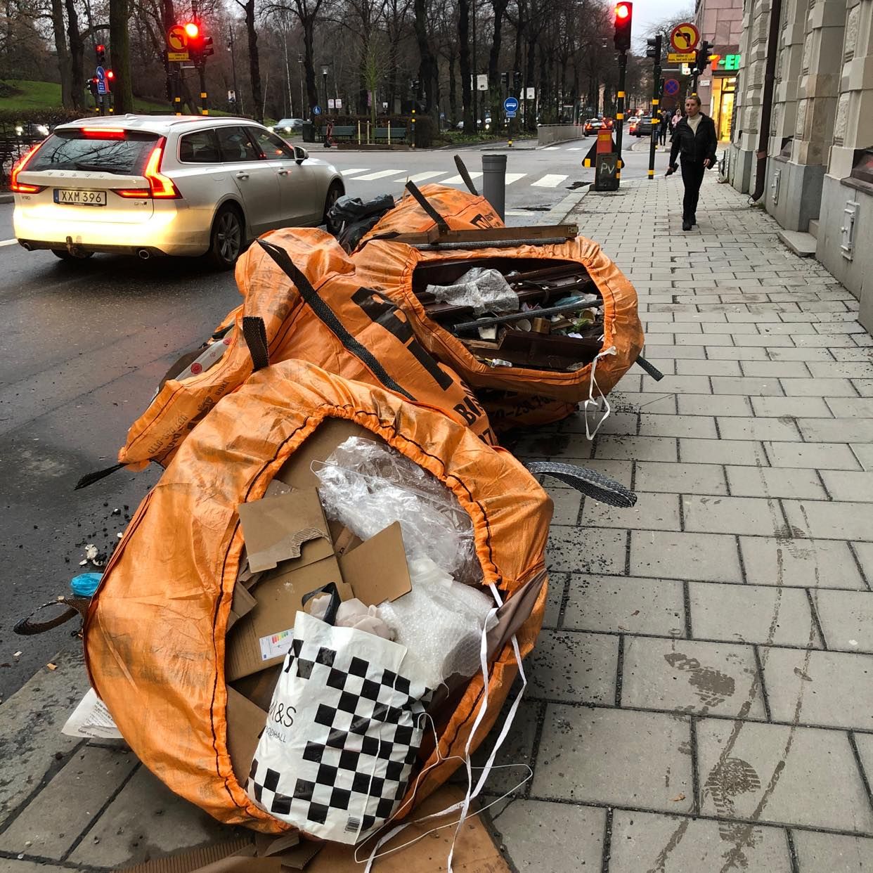 image of 4 BIGBAGS  cardboards/mix - Stockholm City