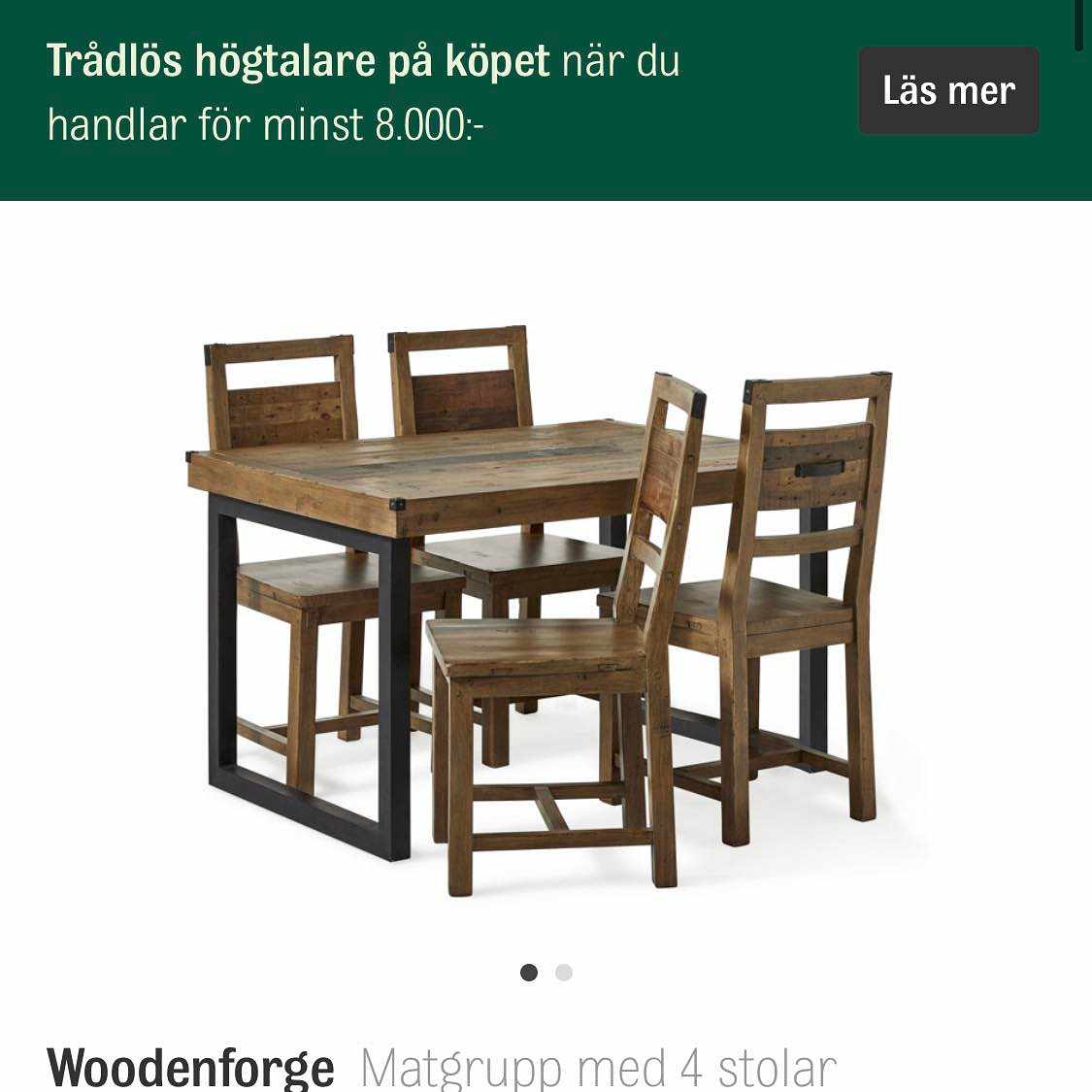 image of Tv 75tum, soffbord, matbo - 