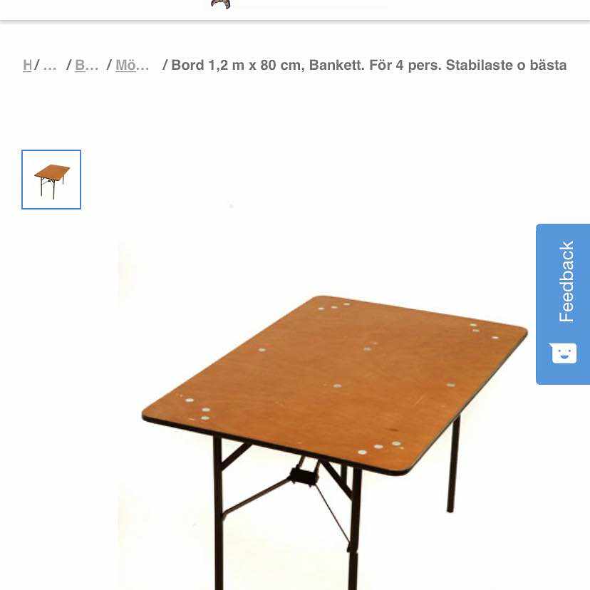 image of 2st hopfällbara bord - 
