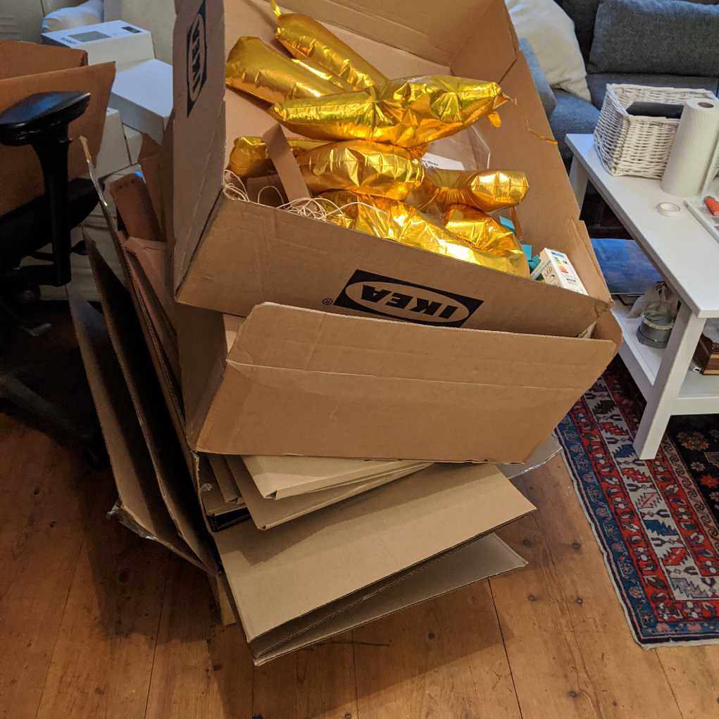 image of Cardboards, polistirol - Stockholm