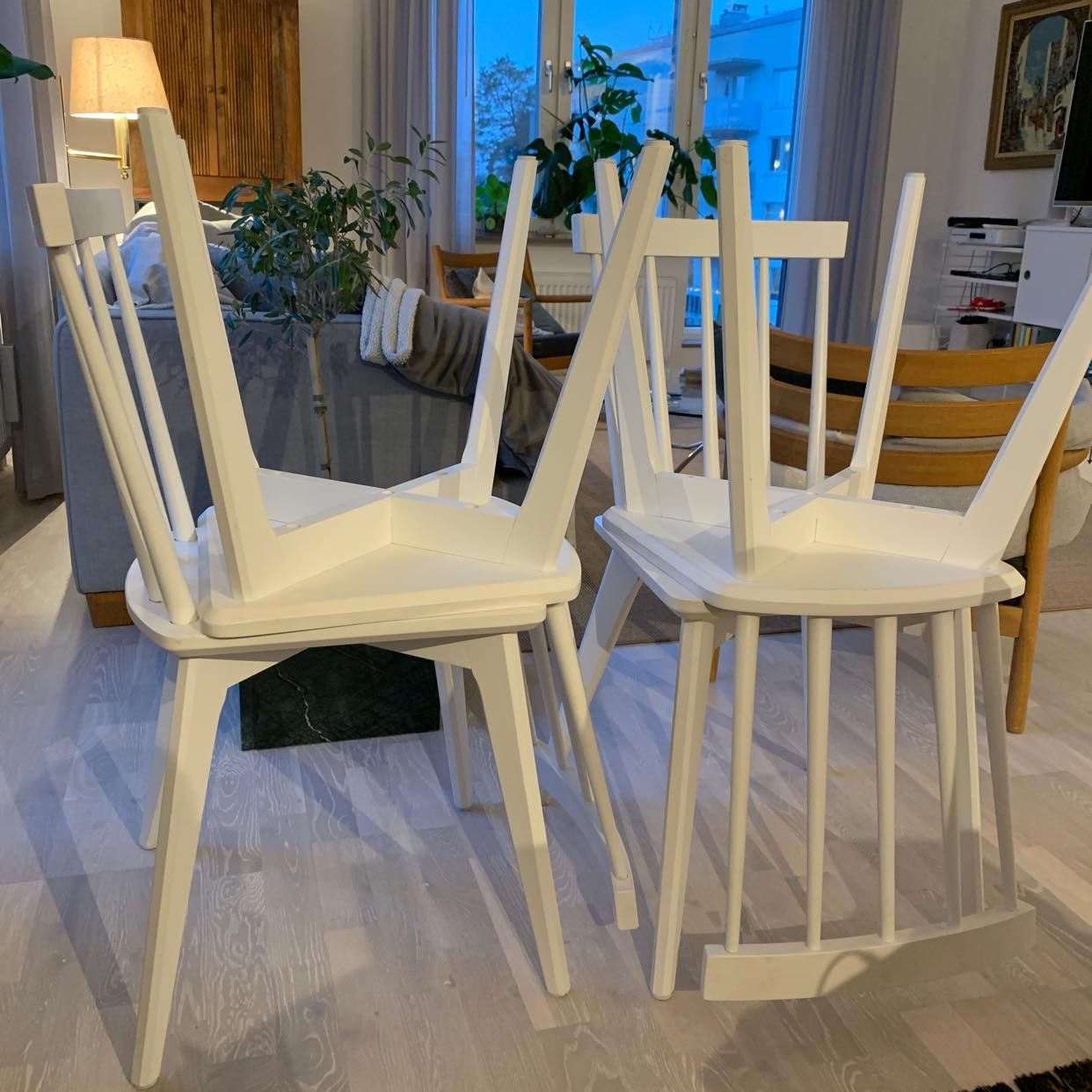 image of 4 pinnstolar - Enskede