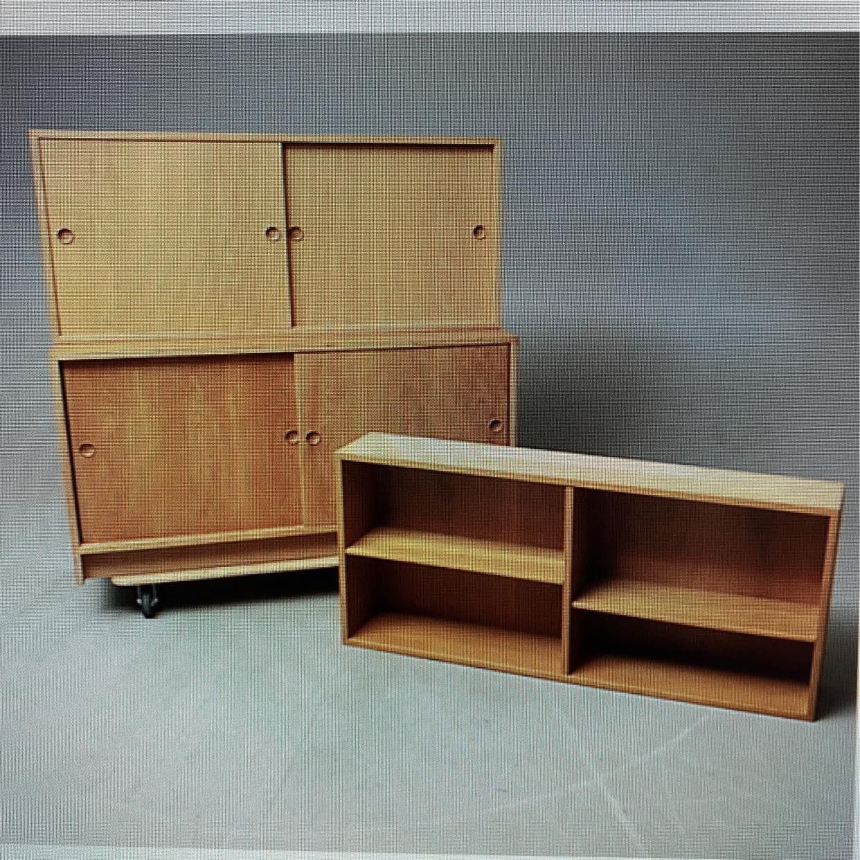 image of Table (190x95) + shelves - 