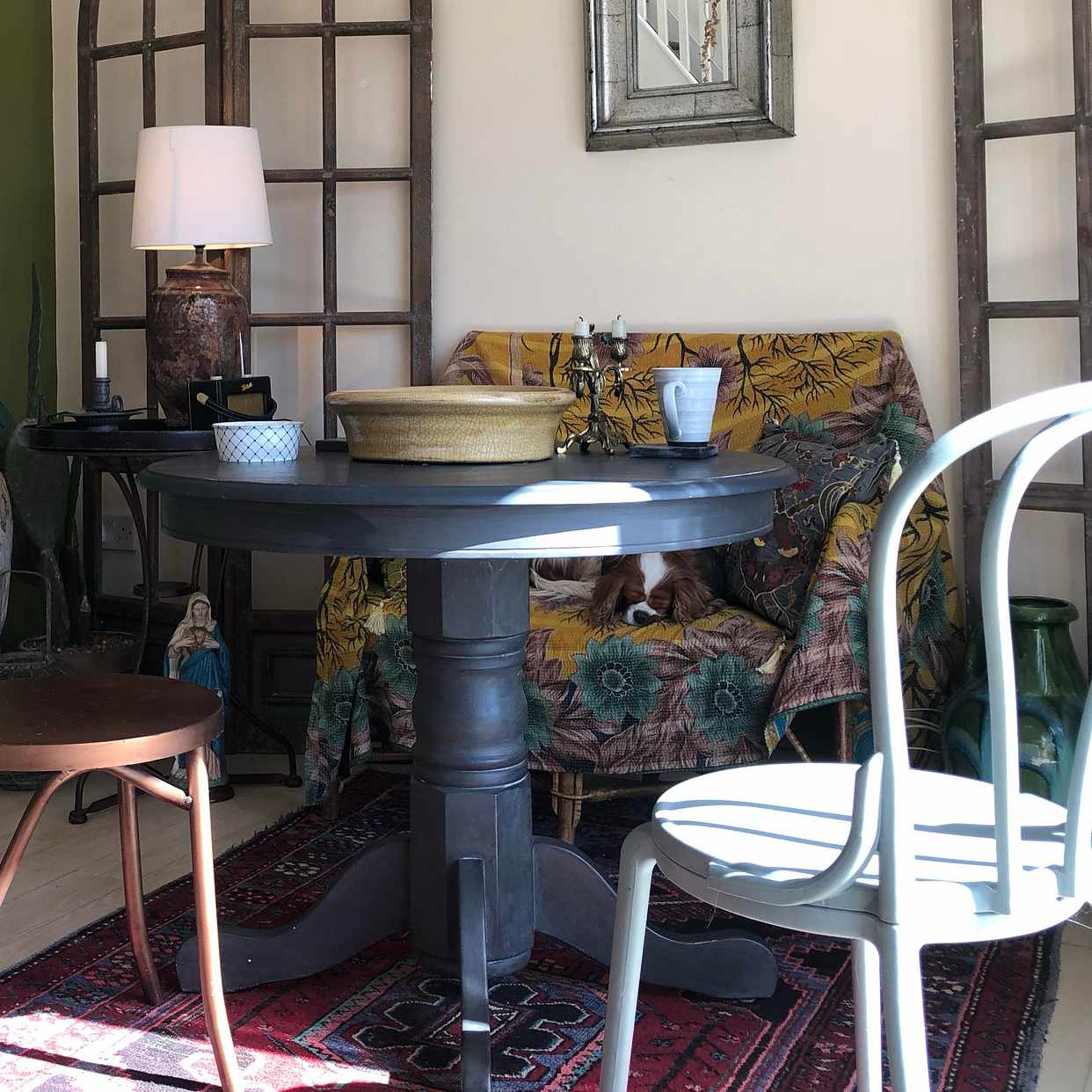 image of Painted Ikea Table - London