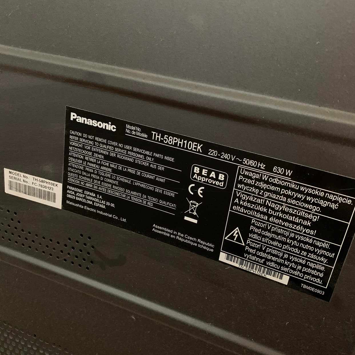 image of Tv Panasonic - Huddinge