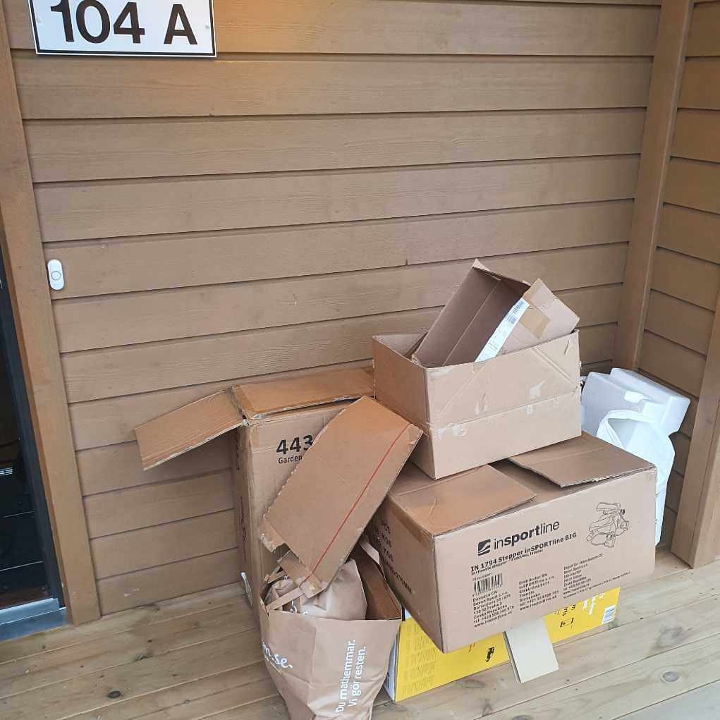 image of Empty Cardboard Boxes - Västerhaninge