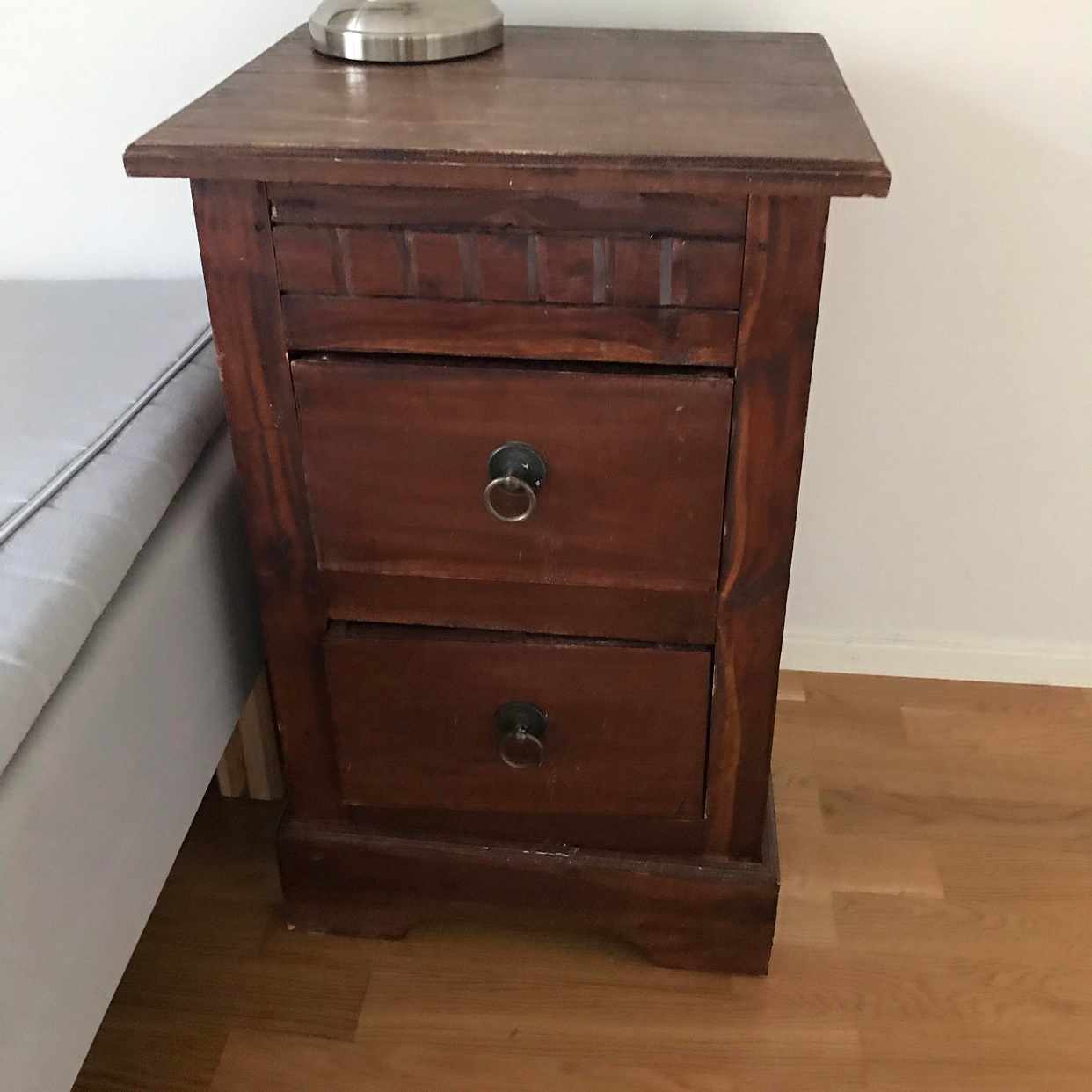image of Bedside tables (2) wood - Nacka