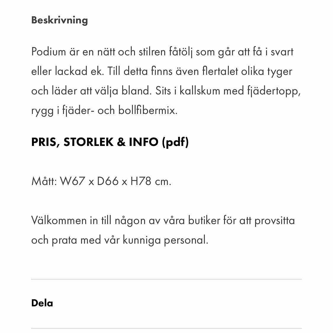 image of Fåtölj- kort sträcka - 