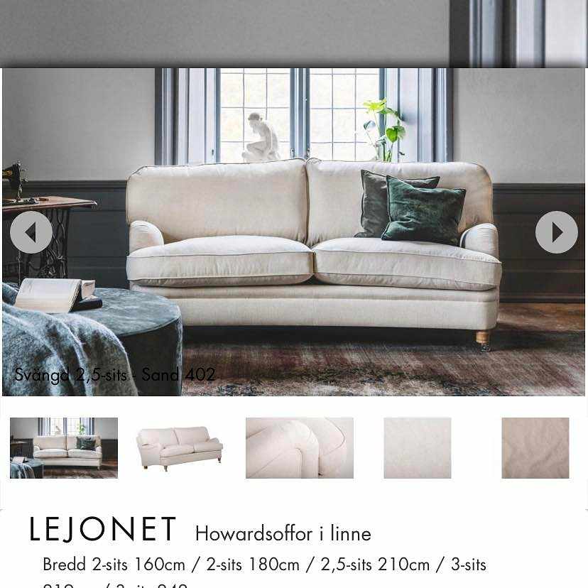 image of Soffa + fotpall - 
