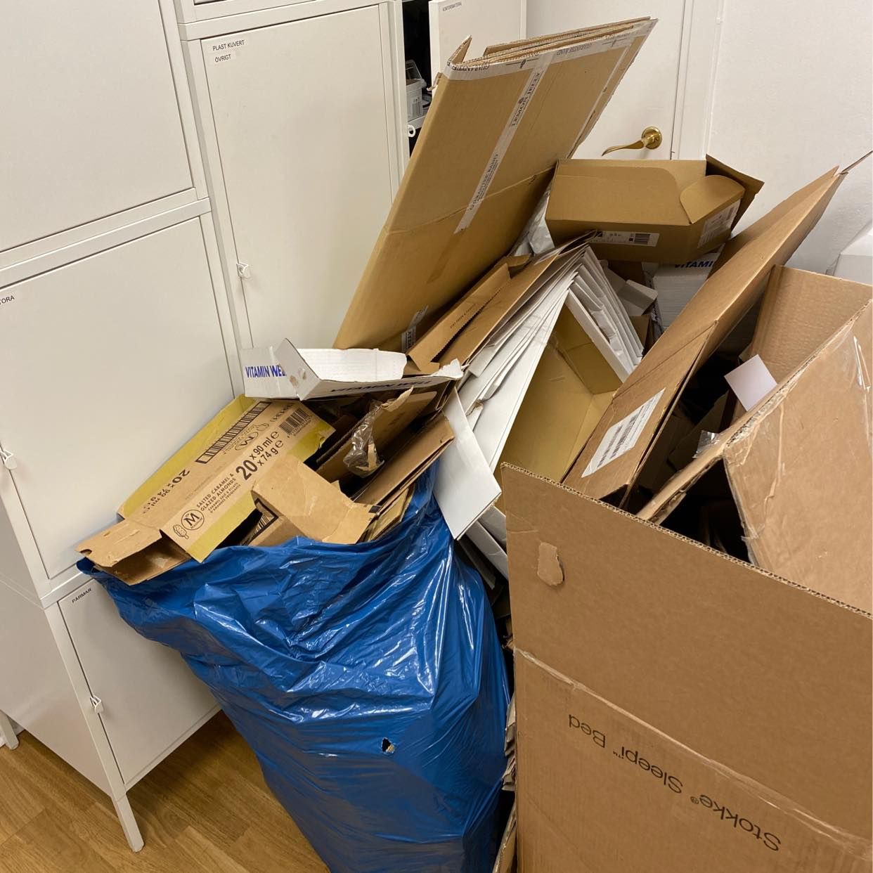 image of Kartong, plast, papper - Stockholms Stad