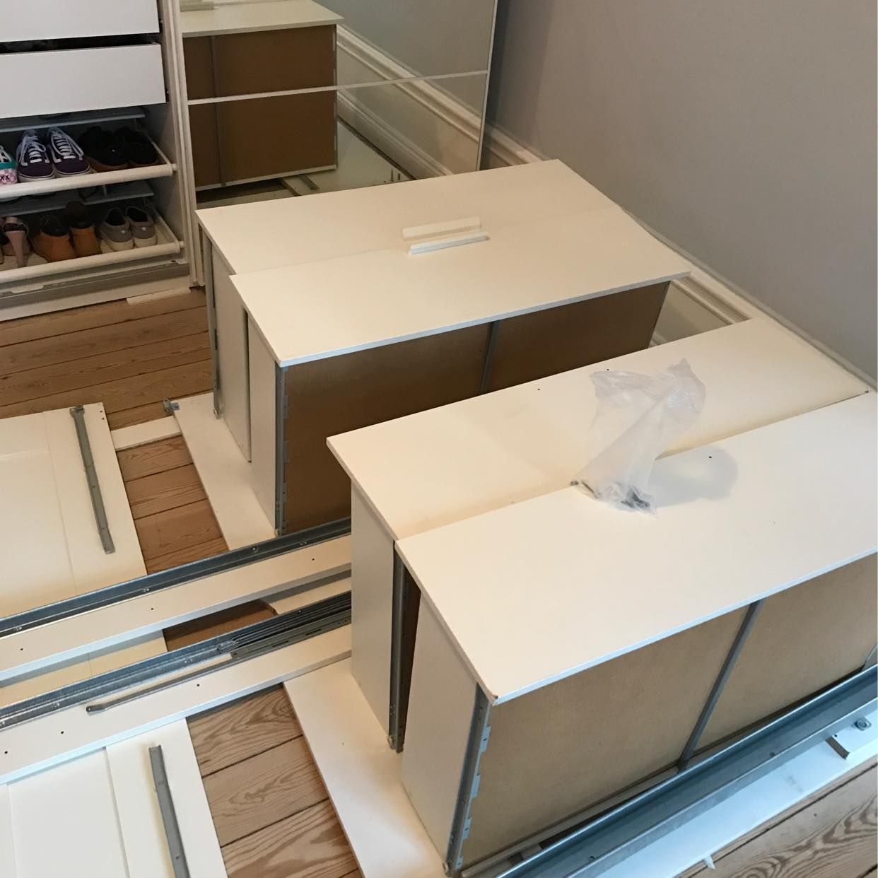 image of Queen size bed frame - Stockholm