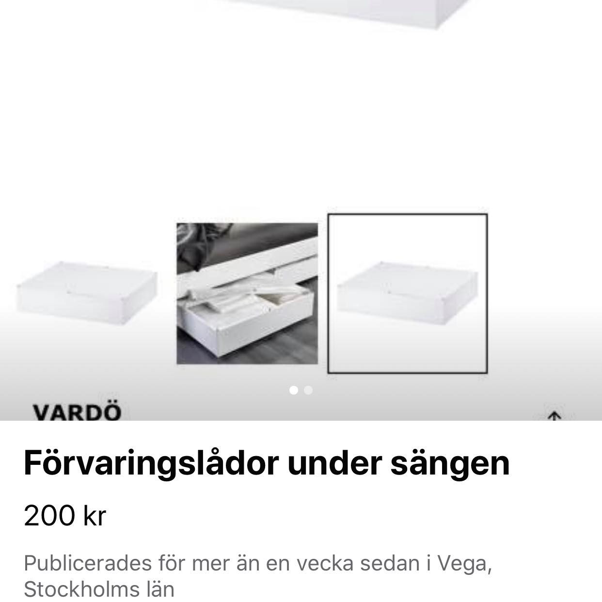 image of Två lådor Ikea - 