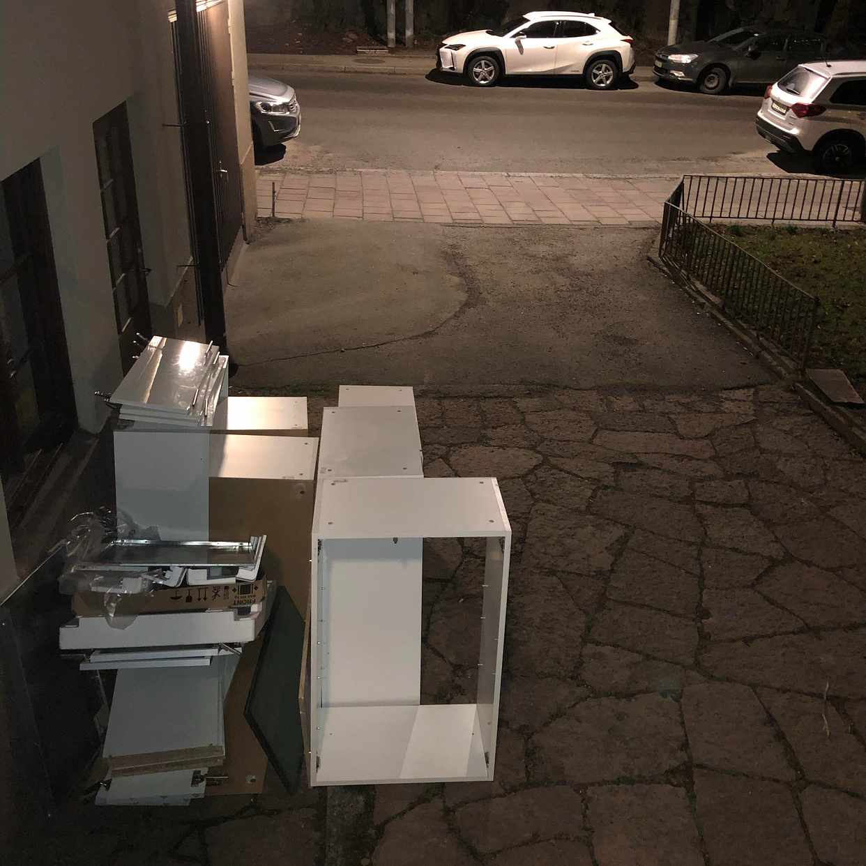 image of Kitchen cabinets & washer - Stockholm
