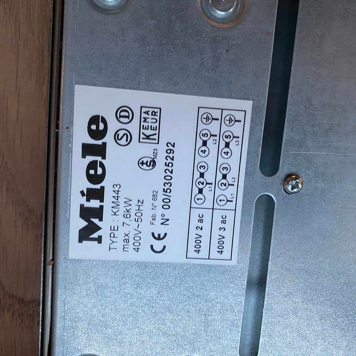 image of Miele spis en platta u/s - Stockholm