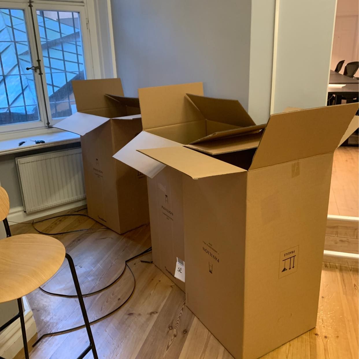image of Kartonger EU pall skräp - Stockholms Stad