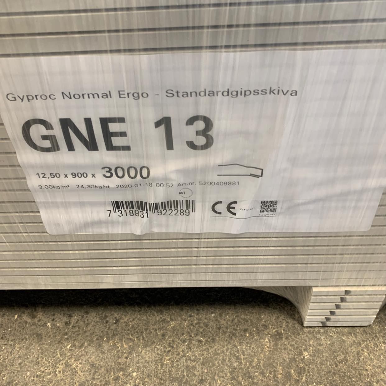 image of Bära gipsskivor 5trappor - 