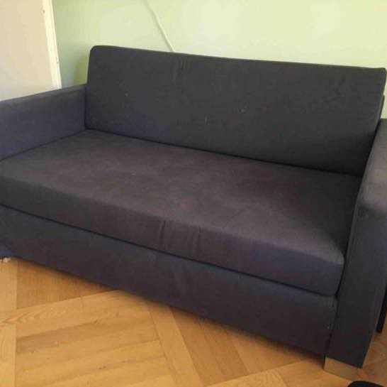 image of Blå bäddsoffa - Stockholm