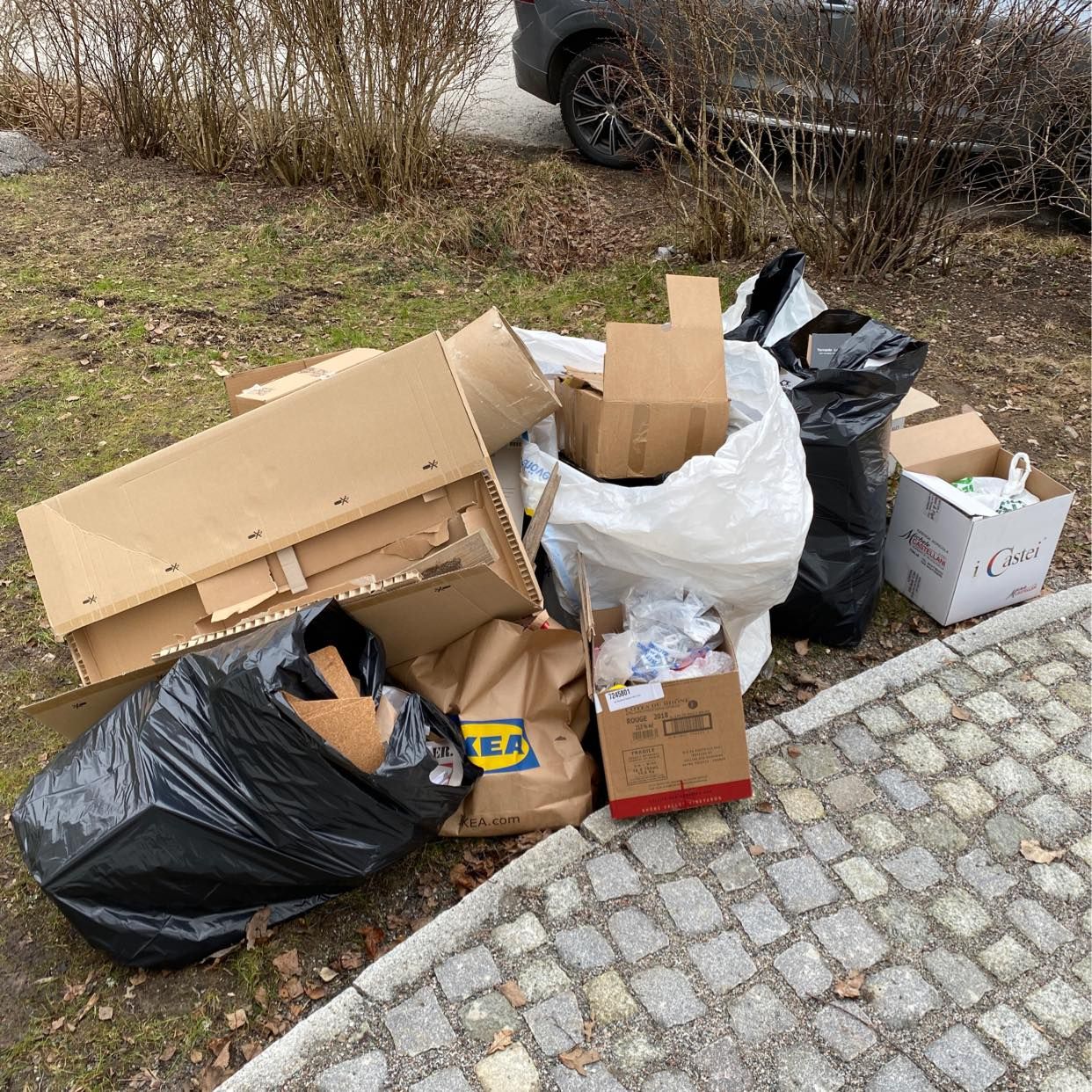 image of Diverse kartonger/sopor - Djursholm