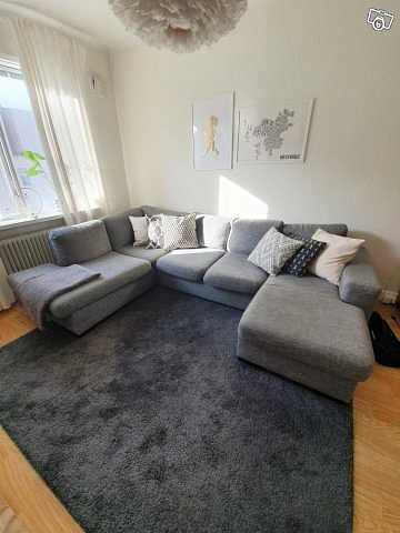 image of Soffa med divan och schäs - 