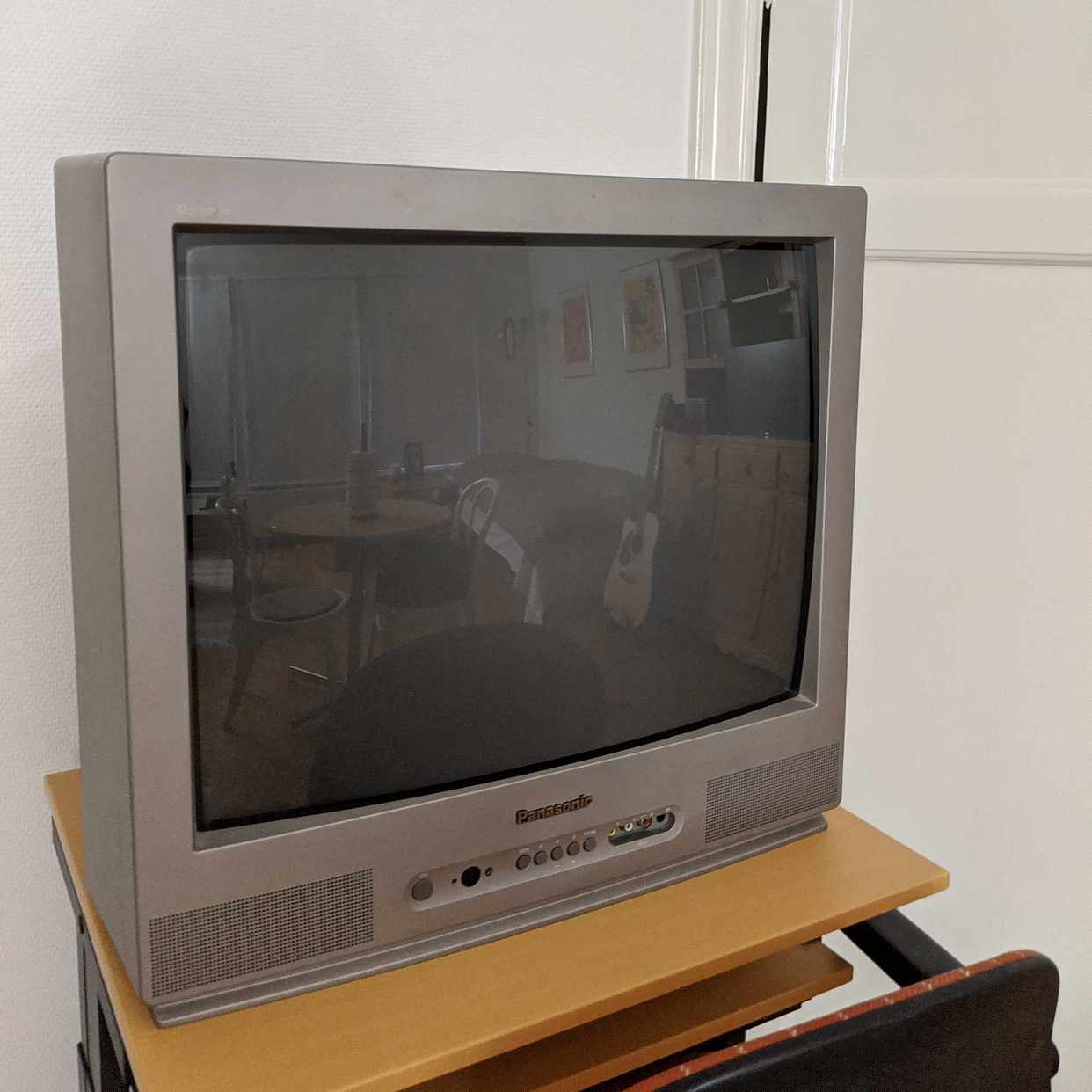 image of Old CRT TV for recycling - Stockholm