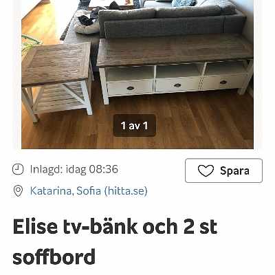 image of Tvbord+2 small soffboard - 