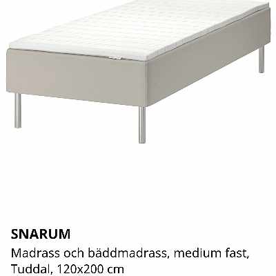 image of En säng 120cm*200 - 