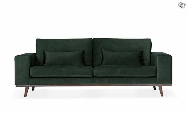 image of Sammetssoffa 3-sits - 