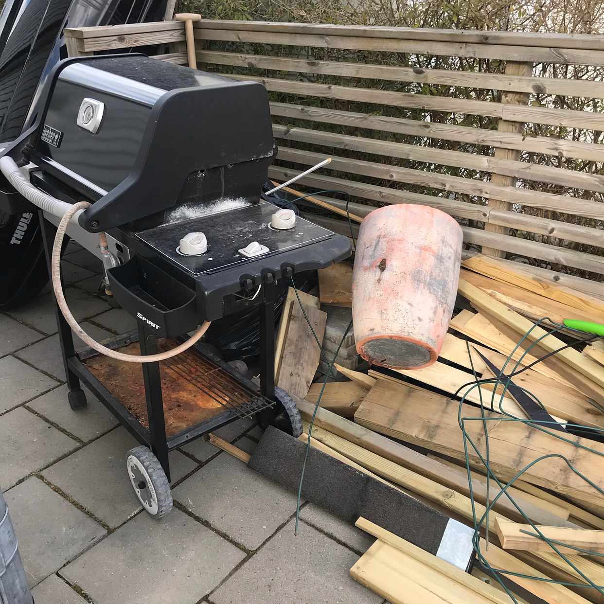 image of Virke, kartonger och en g - Lidingö