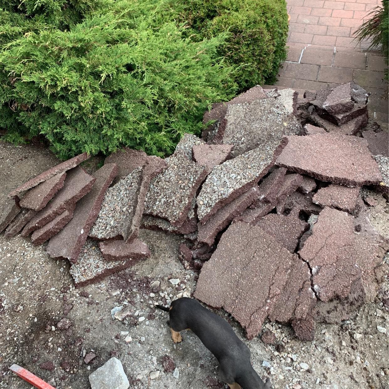 image of Ta bort asfalt + 2träpall - Lidingö